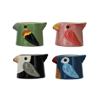 POT BIRD 10.2X8.5X6.8CM 4ASST QTY 8