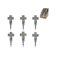 15CM METAL GARDEN STAKE WITH MEMORIAL 6ASST UN24