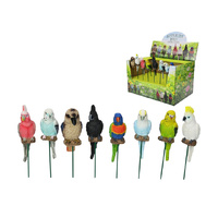 20CM BIRD GARDEN STAKE 8ASST UN32