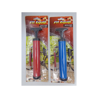BICYCLE PUMP 23CM 2ASST