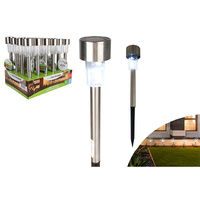 LED SILVER GARDEN SOLAR LIGHT UN24
