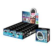 USB PLASTIC RECHARGE RING LIGHT UN24