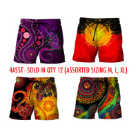 INDIGENOUS DESIGN SHORTS SOLD QTY 12