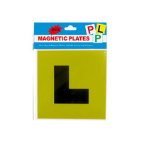 CAR PLATES 2PCE L MAGNETIC