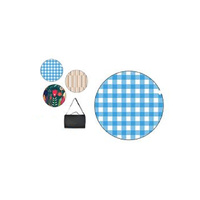 MIDNIGHT GARDEN PICNIC RUG BLUE