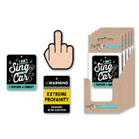 SCENTED CAR HANGER ASST UN24