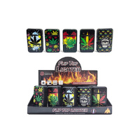 FLIP TOP LIGHTER CANNABIS UN20