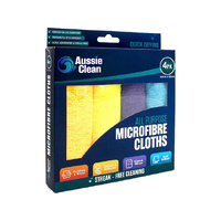 HANDY MICROFIBRE CLOTHS 4PK 30X30CM