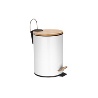 BAMBOO LID 3L STEP BIN