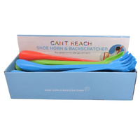 SHOE HORN AND BACK SCRATCHER 4ASST UN24