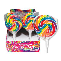 SWEETWORLD SWIRL POP 80G UN24