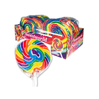 SWEETWORLD SWIRL LOLLIPOP 200G UN12