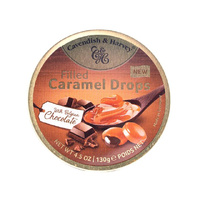 CAVENDISH CARAMEL WITH CHOCO FILL 130G UN12