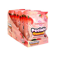 CANDYCOVE PEELABLE GUMMIES PEACH 65G UN12