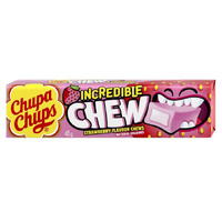CHUPA CHUPS STRAWB INCREDIBLE CHEW 45G UN20