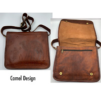 HANDMADE LEATHER ELEPHANT BAG 33X25X7CM