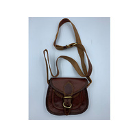 HANDMADE LEATHER SMALL BAG 18X15X6CM