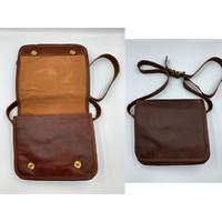 HANDMADE LEATHER BAG 34X21X7CM