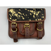 HANDMADE LEATHER BAG 24X20X5CM