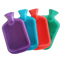 HOT WATER BOTTLE 2 LITRE 3ASST