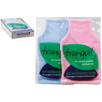 TRANQUIL HOT WATER BOTTLE COVER 36CM ASST SOLD QTY6