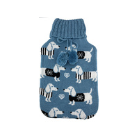 HOT WATER BOTTLE KNIT DACHSHUND