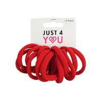 ELASTIC 8MM SFTCH RED 12PK UN12