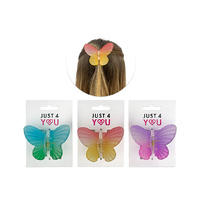 CLIP CLAW BFLY OMBRE 75MM QTY 12