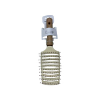 HAIR BRUSH WOODEN HANDLE VENT UN12