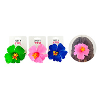 IBIS CLIP 80MM TROPICAL FLOWER QTY 12