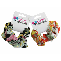 PALM PRINT 5CM SCRUNCHIE