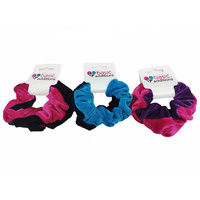 VELVET SCRUNCHIE 2 TONE UN12