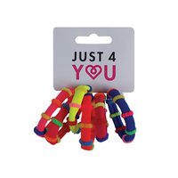ELASTICS BRIGHT 8MM 6PK SOLD QTY12
