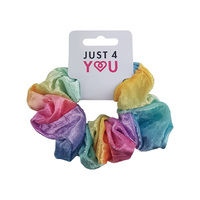 SCRUNCHIE VELVET RAINBOW UN12