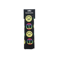 SMILEY AND PEACE DESIGN BANDANA UN6