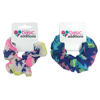 SCRUNCHIE GEO PRINT ASST UN12