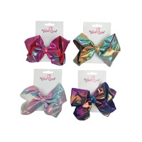 BOW METALLIC CLIP ASST 150MM UN12