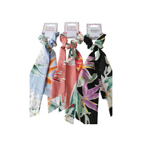 SCRUNCHIE SCARF FLORAL UN12
