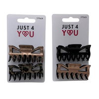 CLIP 60MM GOLD MULTI 2PK SOLD QTY12
