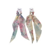 SCRUNCHIE TASSEL MULTI TIE DYE SOLD QTY12