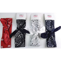 BANDANA PAISLEY ASST SOLD QTY12