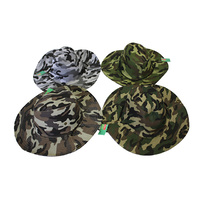 HAT WIDE BRIM CAMO 4ASST