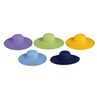 WIDE BRIM FLOPPY HAT SAGE 5ASST