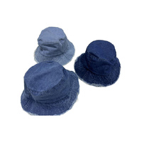 FASHION BUCKET HAT WITH DENIM LOOK 3ASST