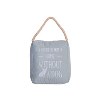 DOG HOME DOORSTOP