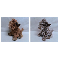 SITTING COW DOOR STOPPER 29X23X29CM 2ASST