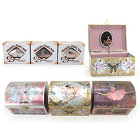MUSIC JEWEL BOX DOME BALLERINA 3ASST