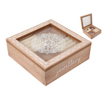 17X17CM BOHO JEWELLERY BOX QTY 3