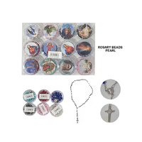 ROSARY BEADS PEARL ASST SOLD QTY12