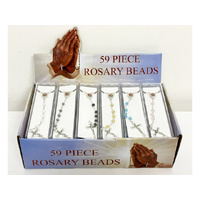 59 PIECE ROSARY BEADS 6ASST UN24